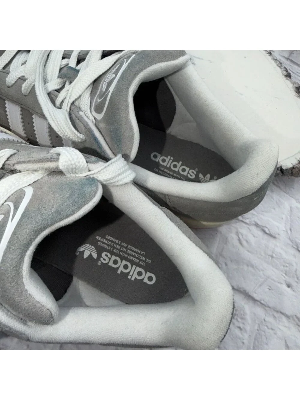 Adidas Campus 00s Grey White Suede Sneakers HQ8707 Mens Shoes Low Top Size 12